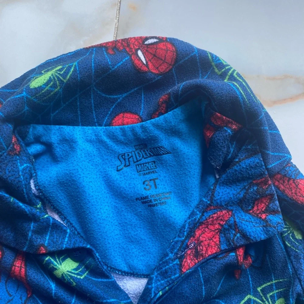 Spiderman Blue and Red Pajama Set for Ultimate Comfort